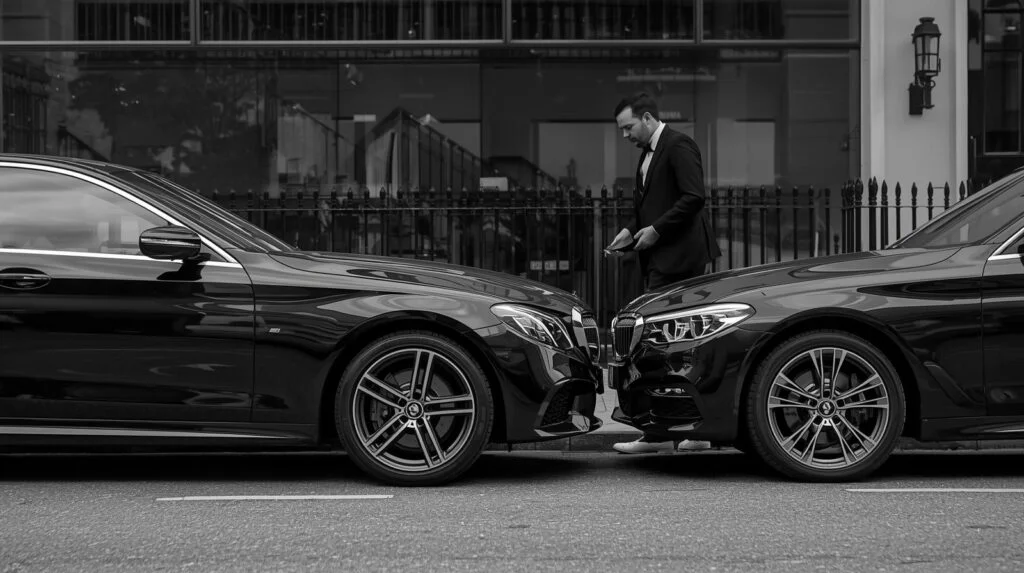 Luxury airport transfer vehicle